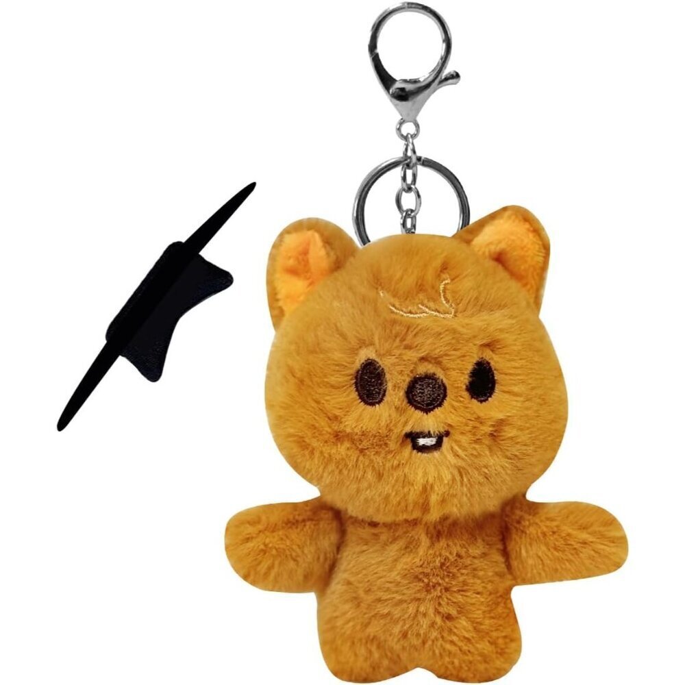 Plush Keychain Soft Stuffed Animal Bag Charm for Women Backpack Decor